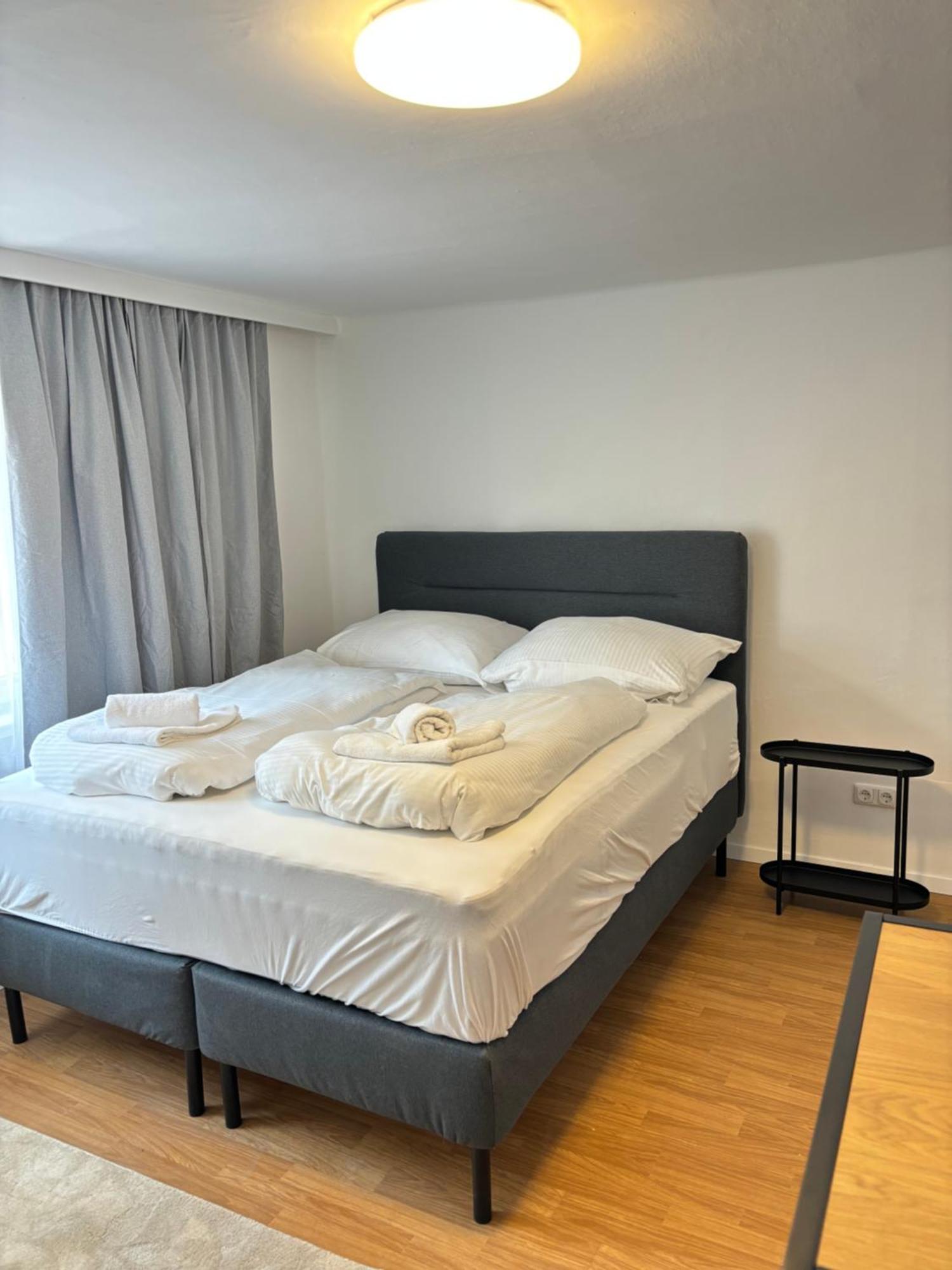 Zentrale Wohnung Gmunden Alte Baeckerei Bagian luar foto